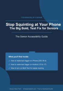 Stop Squinting at your phone